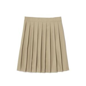 French Toast Girls Khaki Pleated School Uniform Skirt Size 5 Adjustable Waist